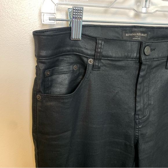Banana Republic Black Coated Skinny Fit Jean - Picture 8 of 8